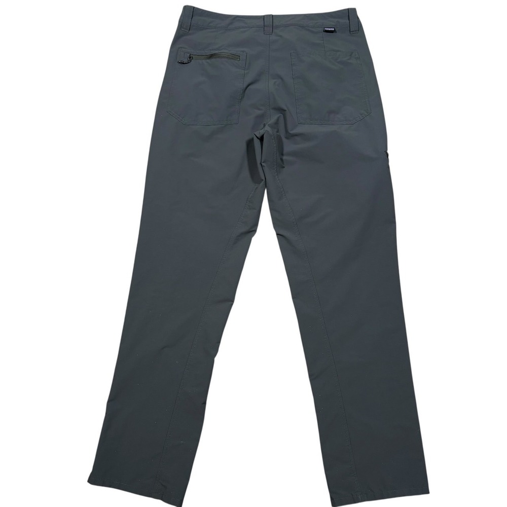 Patagonia Quandary Pants Mens 34 Forge Grey 31" Slim Straight Technical Hiking - Picture 4 of 15